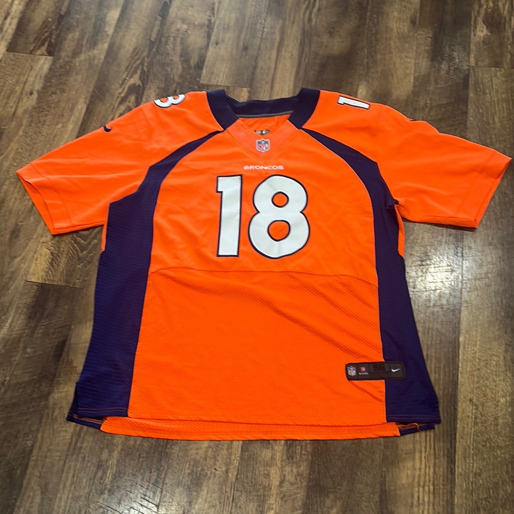Authentic Denver Broncos Peyton Manning football jersey